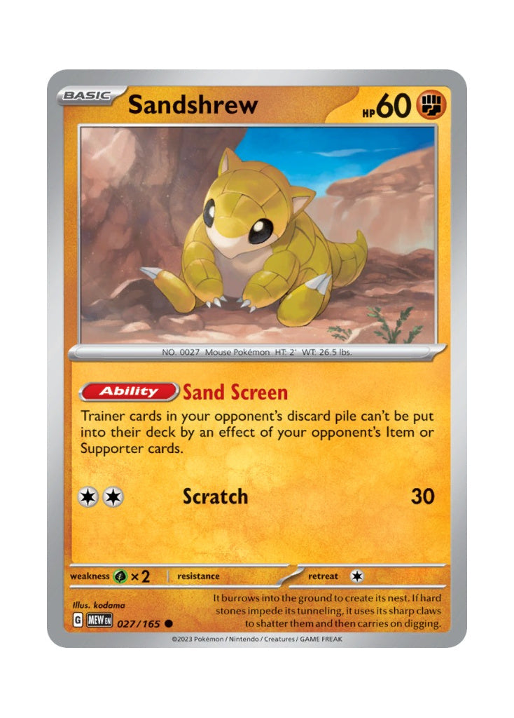 Sandshrew – 151 (027)
