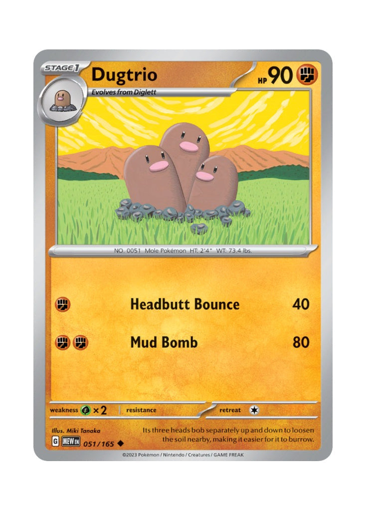 Dugtrio – 151 (051)