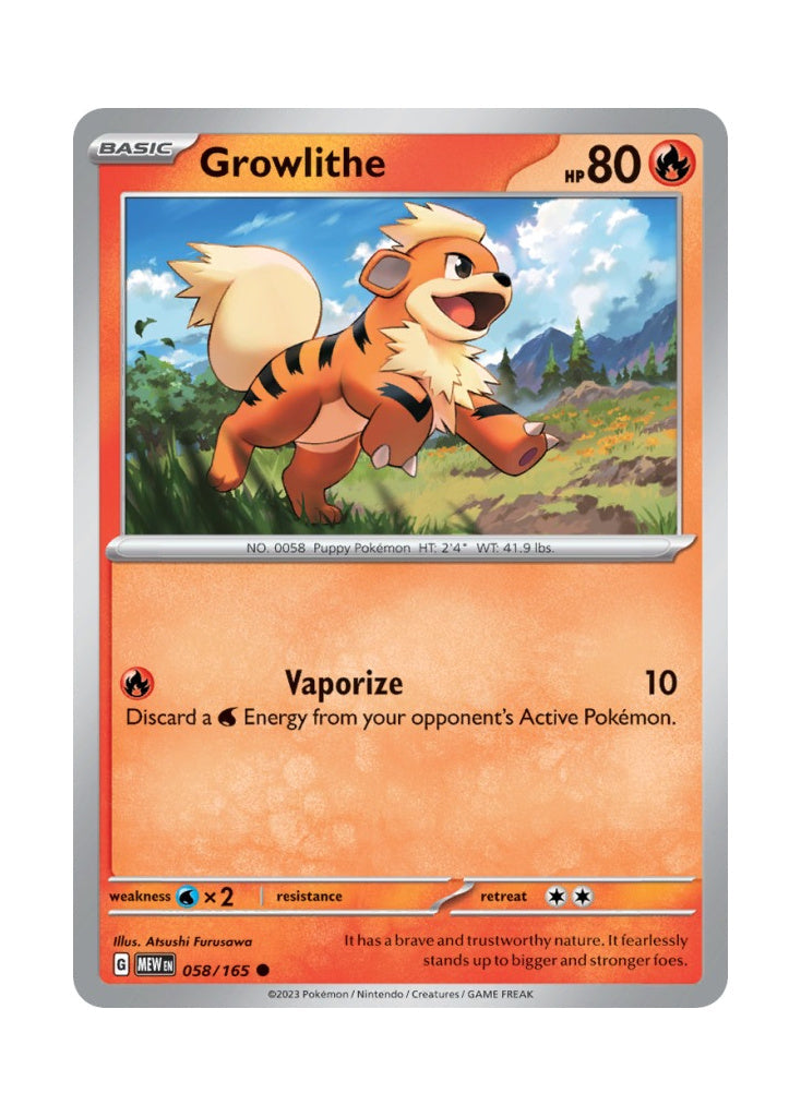 Growlithe – 151 (058)