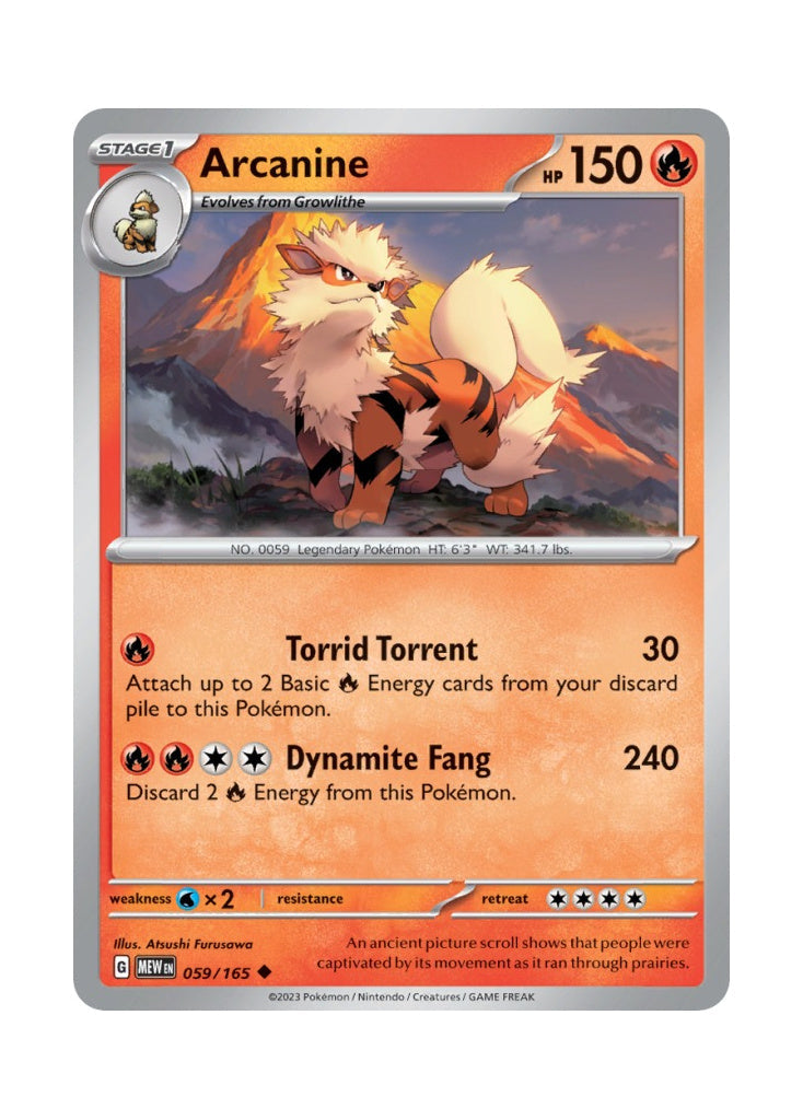 Arcanine – 151 (059)