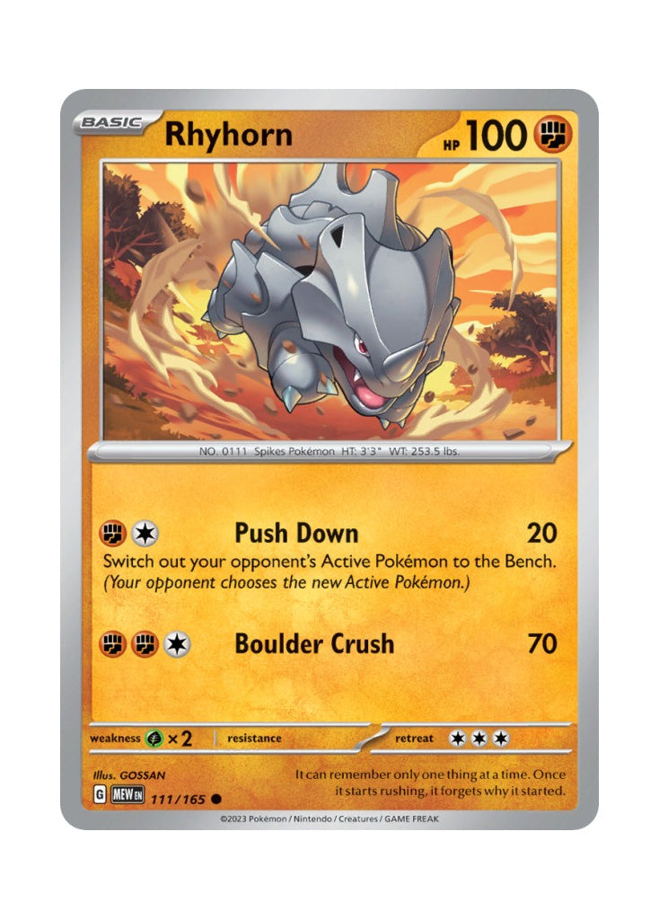 Rhyhorn – 151 (111)