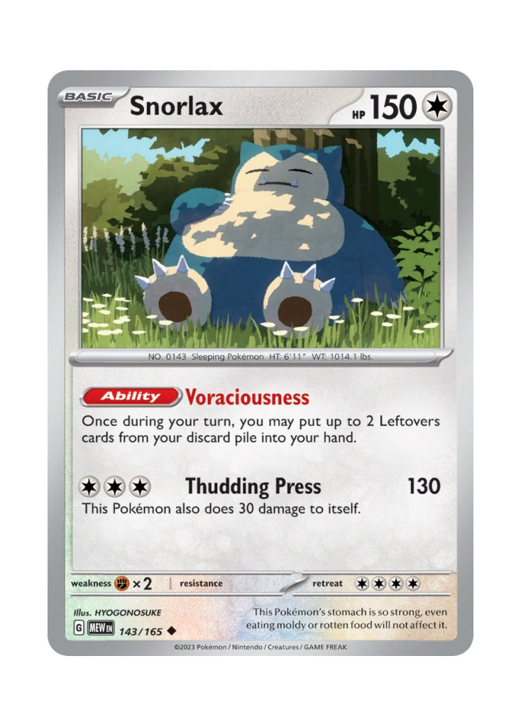 Snorlax – 151 (143)
