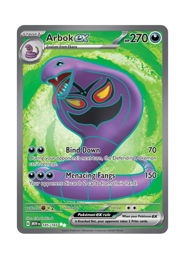 Arbok ex – 151 (185)