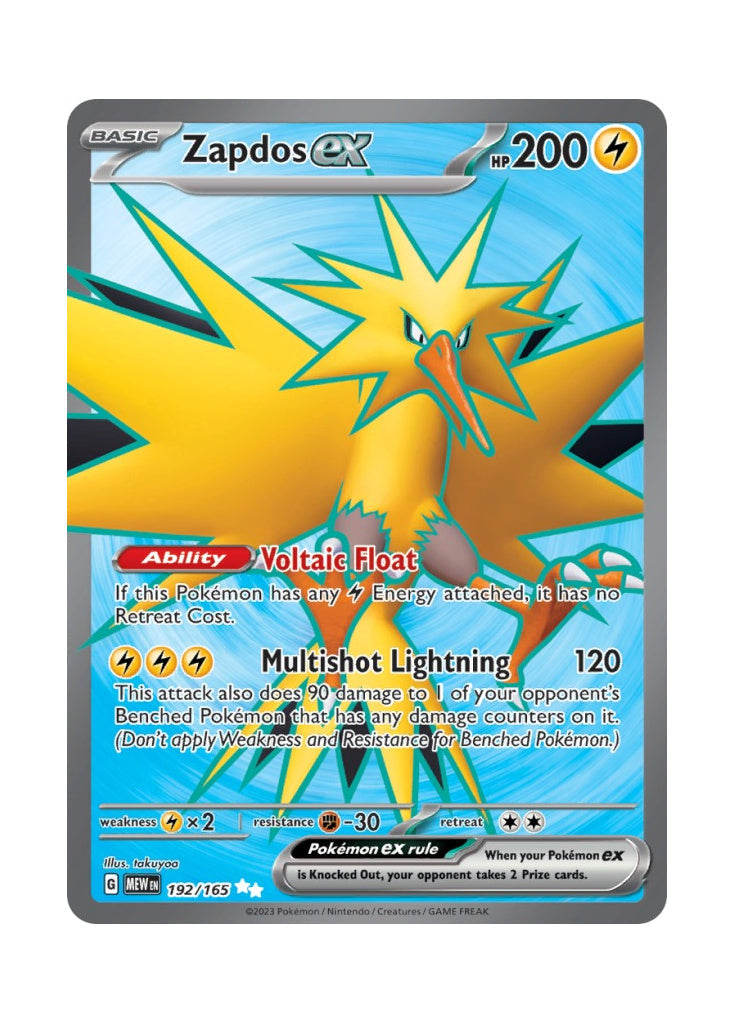 Zapdos ex – 151 (192)