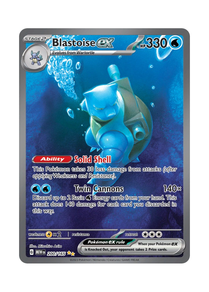 Blastoise ex – 151 (200)