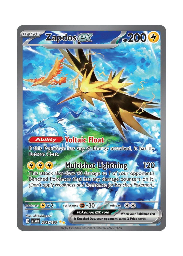Zapdos ex – 151 (202)