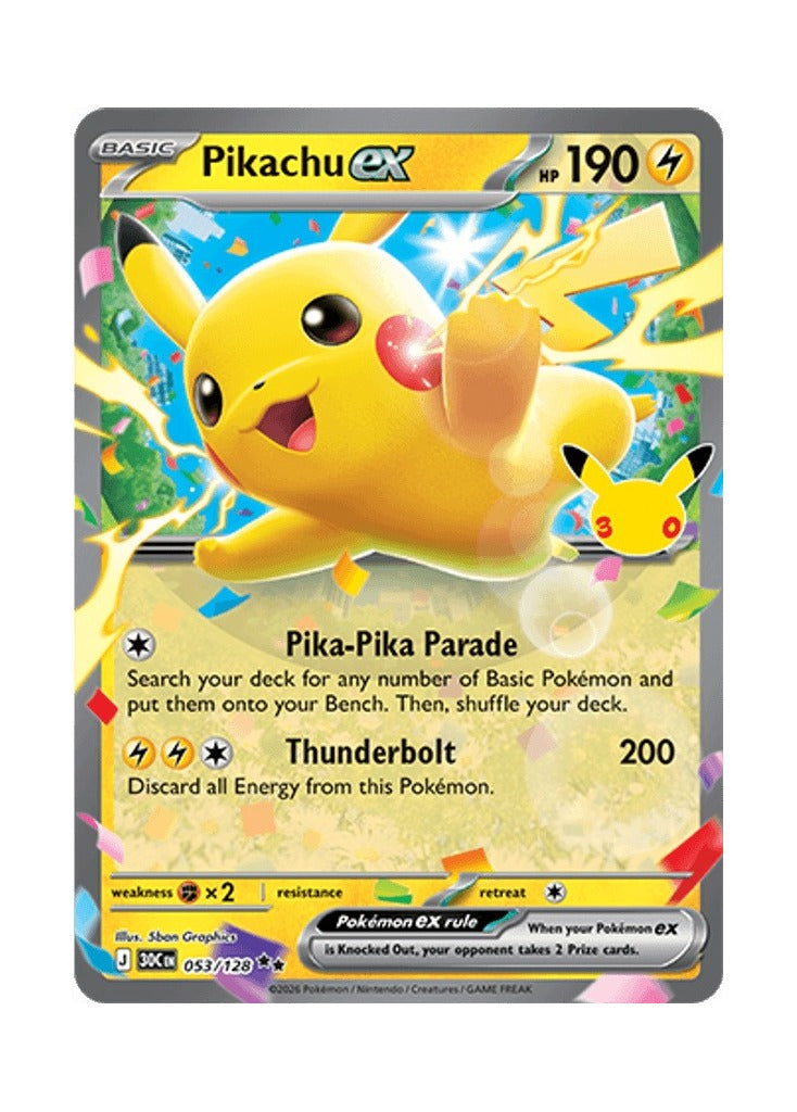Pikachu ex – 30th Celebration (053)