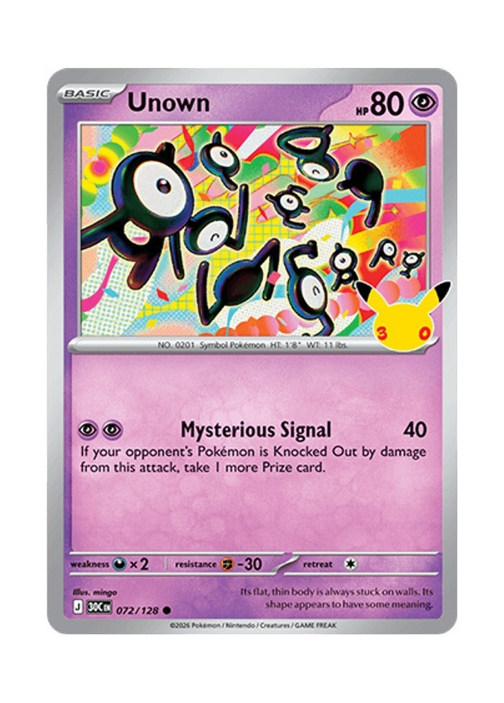 Unown – 30th Celebration (072)