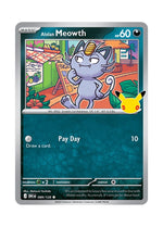 Alolan Meowth – 30th Celebration (089)