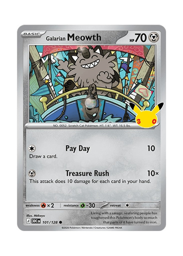 Galarian Meowth – 30th Celebration (101)