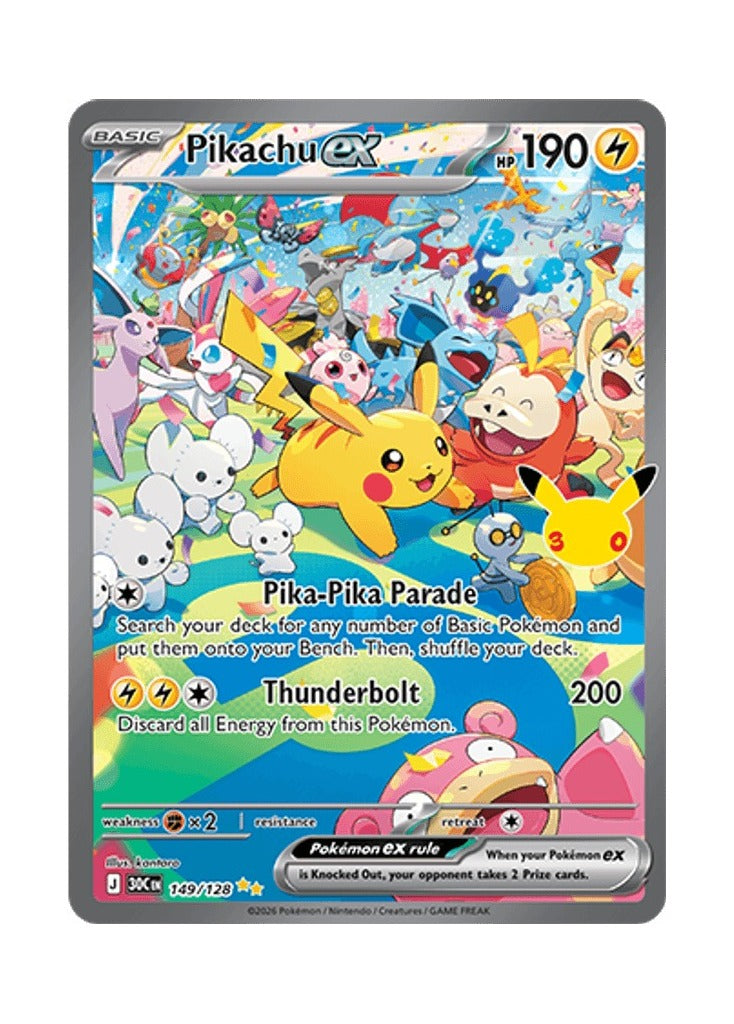 Pikachu ex – 30th Celebration (149)