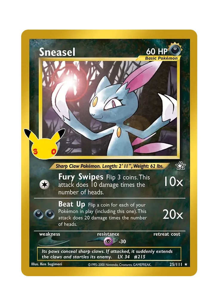 Sneasel – 30th Celebration Classic Collection (025)