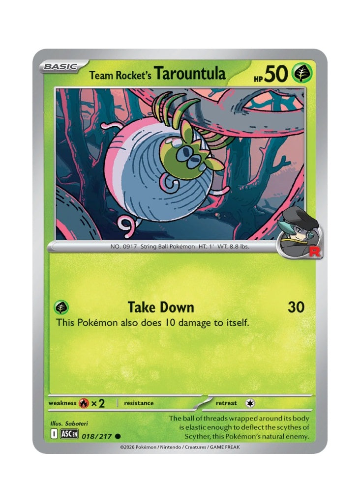 Team Rocket’s Tarountula – Ascended Heroes (018)