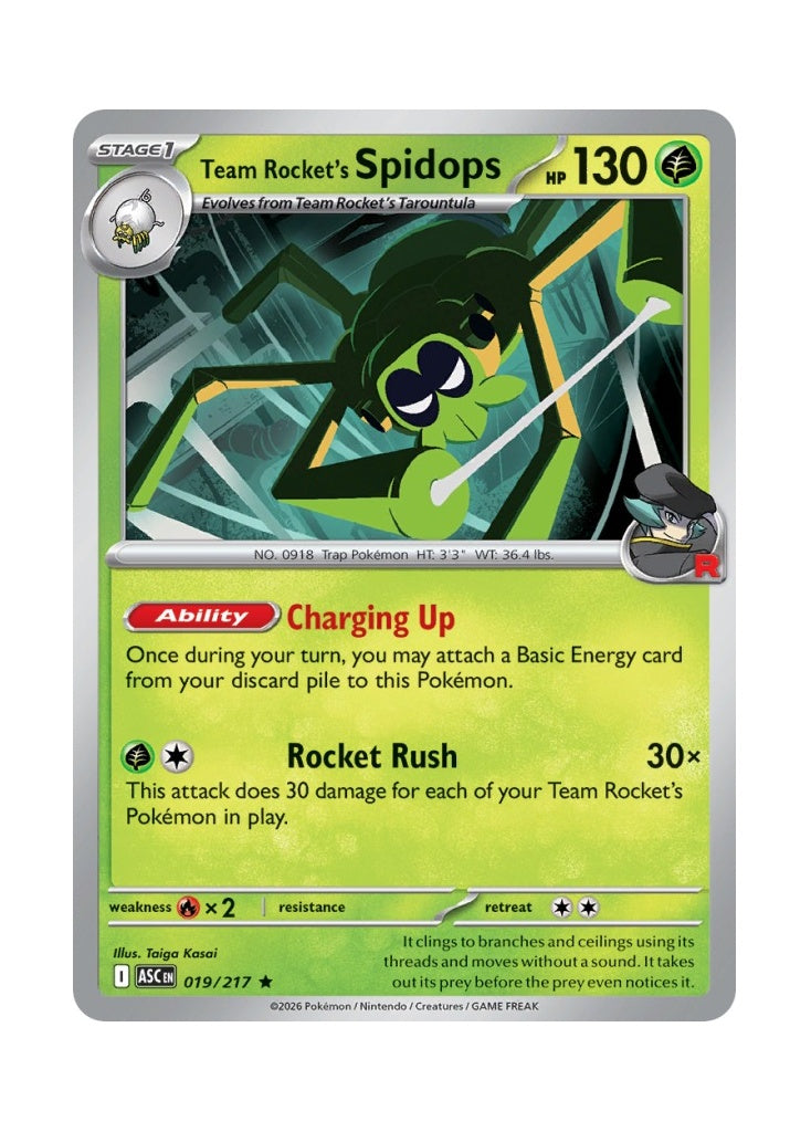 Team Rocket’s Spidops – Ascended Heroes (019)