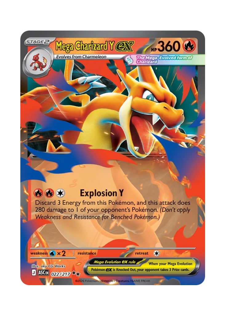 Mega Charizard Y ex – Ascended Heroes (022)
