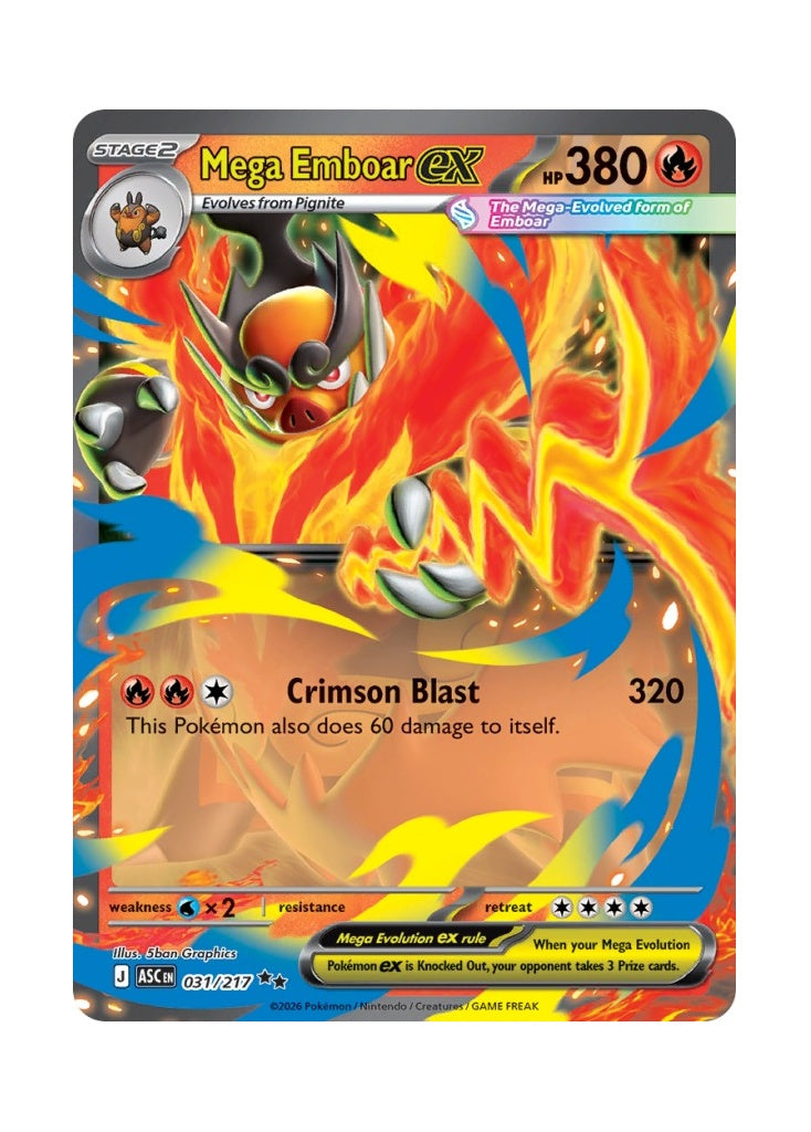 Mega Emboar ex – Ascended Heroes (031)
