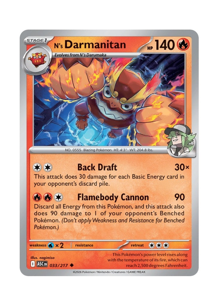 N’s Darmanitan – Ascended Heroes (033)