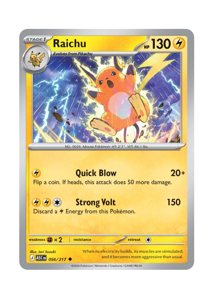 Raichu – Ascended Heroes (056)
