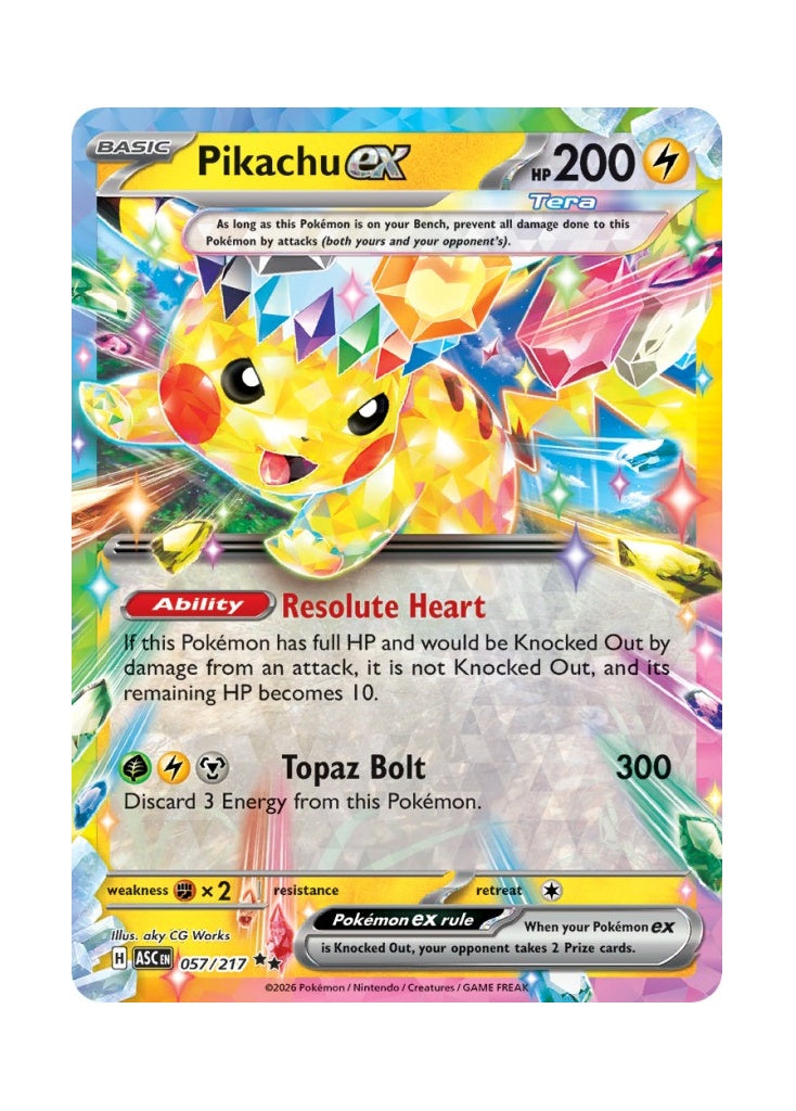 Pikachu ex – Ascended Heroes (057)