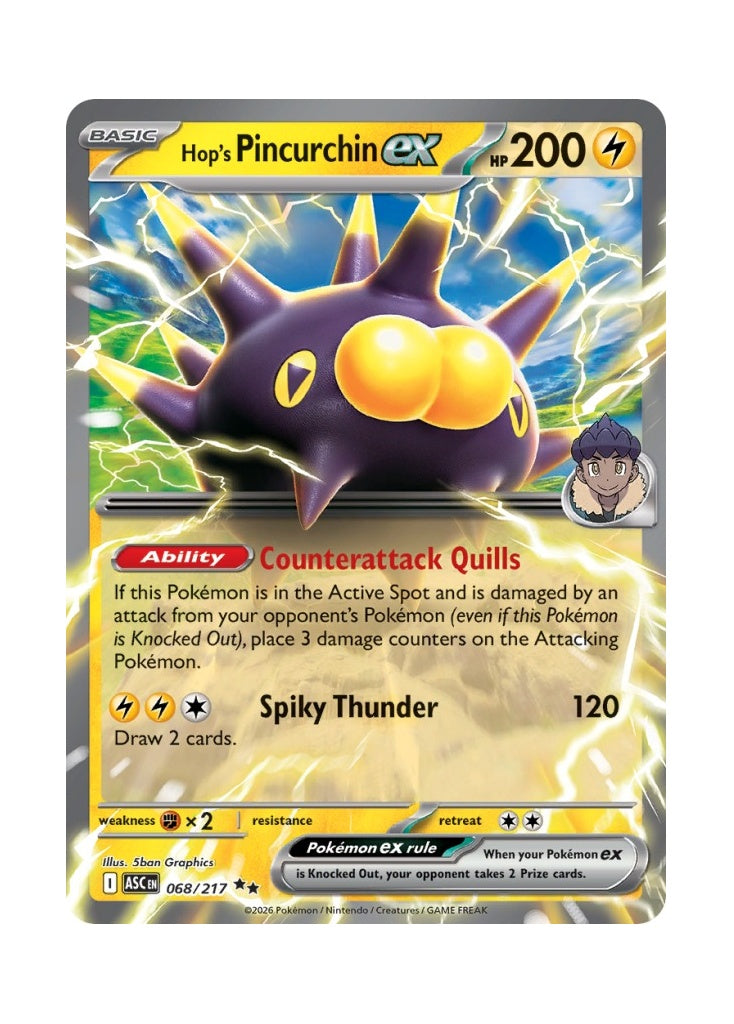 Hop’s Pincurchin ex – Ascended Heroes (068)
