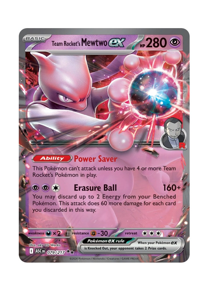 Team Rocket’s Mewtwo ex – Ascended Heroes (079)
