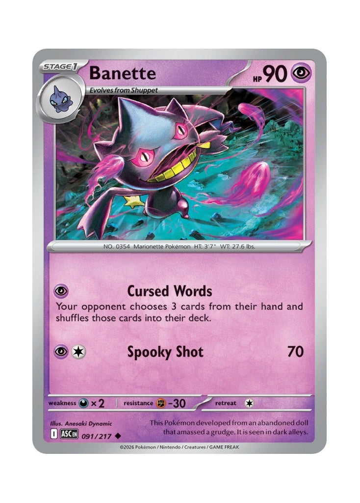 Banette – Ascended Heroes (091)