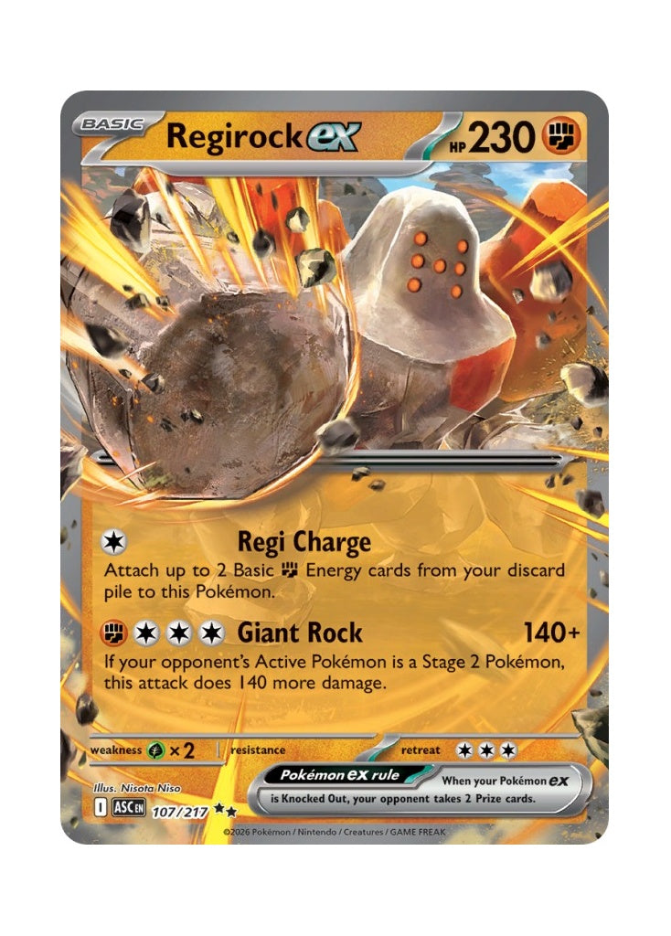 Regirock ex – Ascended Heroes (107)