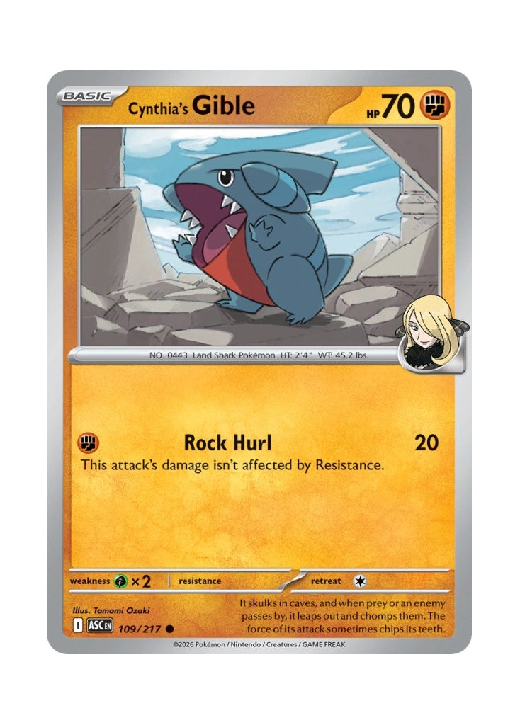 Cynthia’s Gible – Ascended Heroes (109)