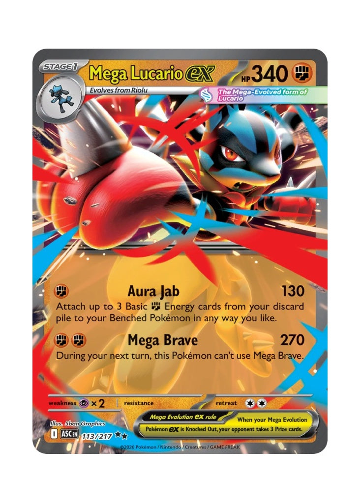 Mega Lucario ex – Ascended Heroes (113)