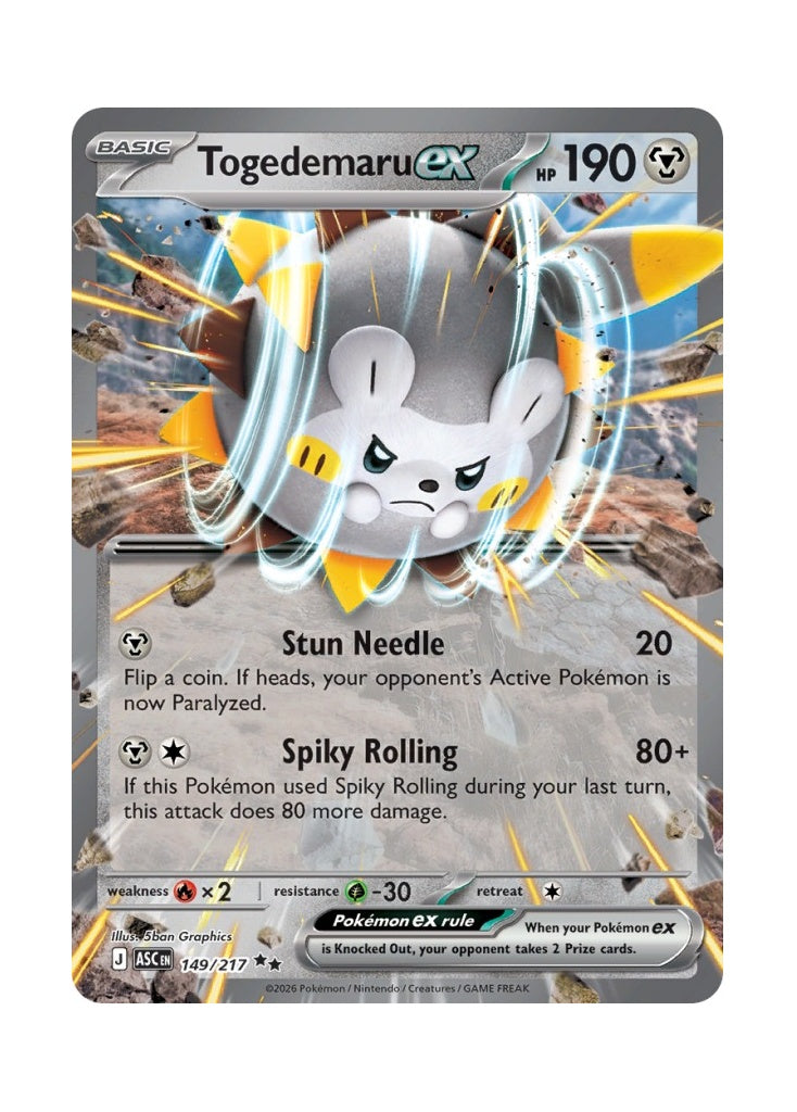 Togedemaru ex – Ascended Heroes (149)