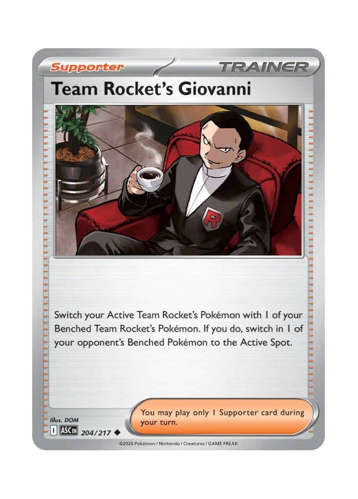 Team Rocket’s Giovanni – Ascended Heroes (204)