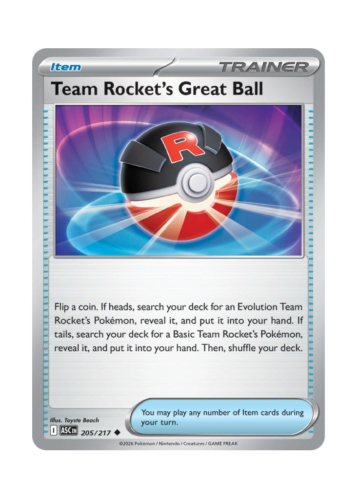 Team Rocket’s Great Ball – Ascended Heroes (205)