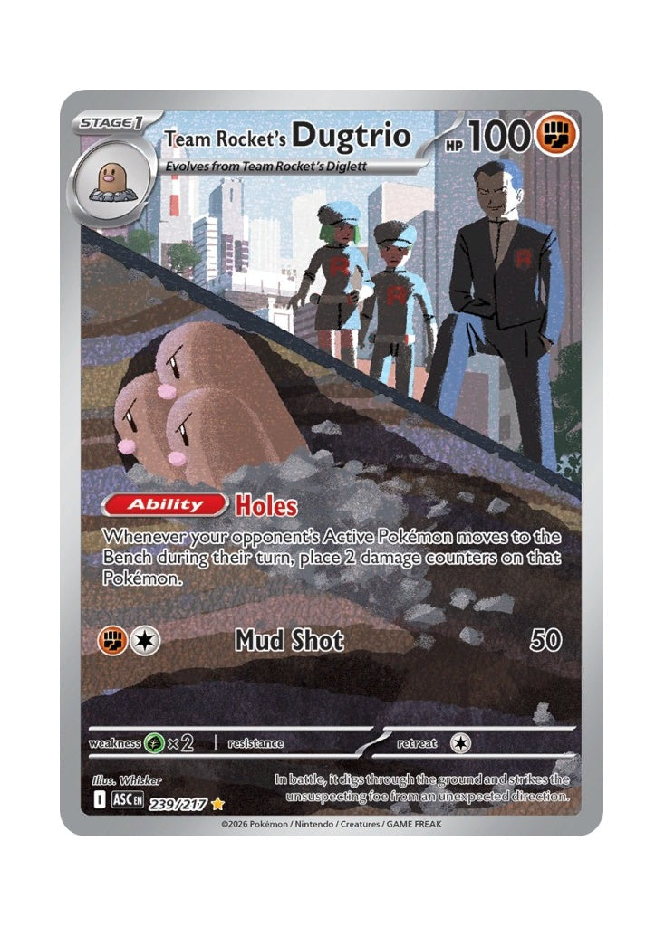 Team Rocket’s Dugtrio – Ascended Heroes (239)