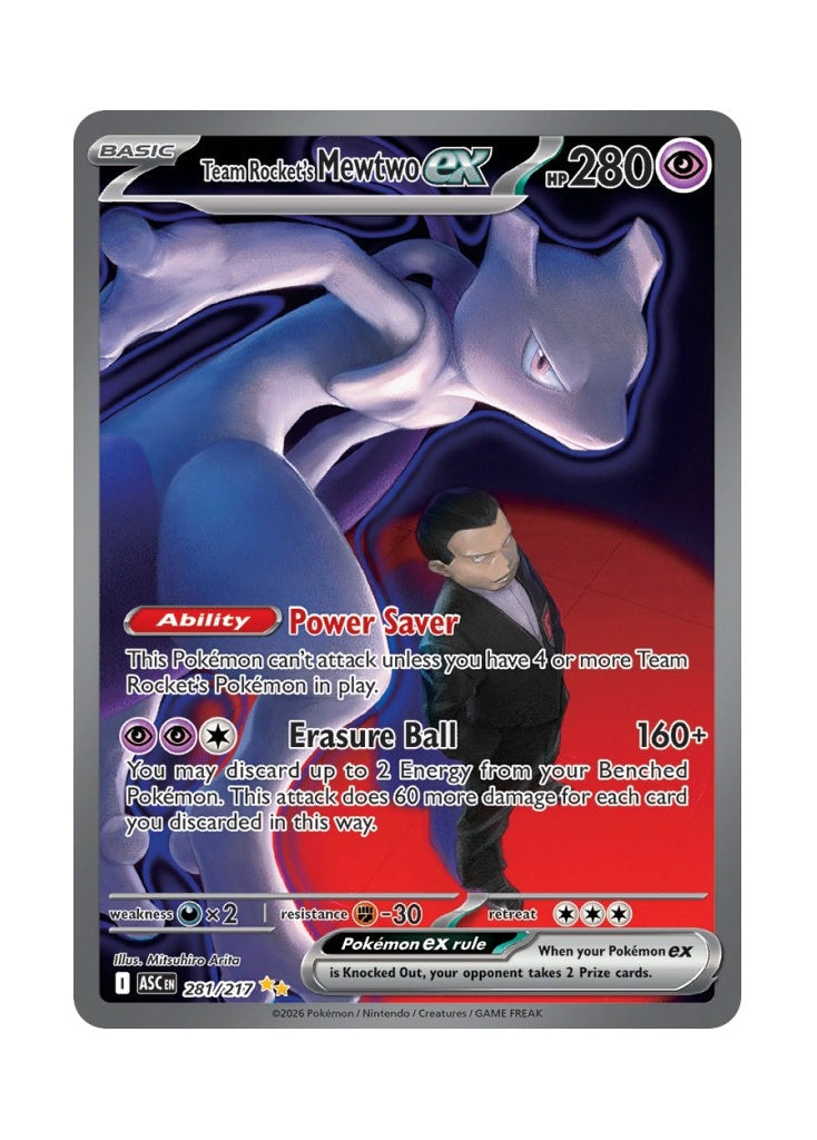 Team Rocket’s Mewtwo ex – Ascended Heroes (281)