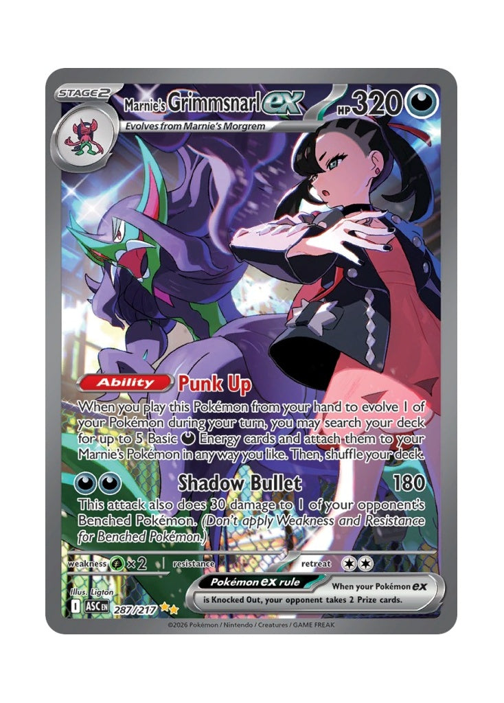 Marnie’s Grimmsnarl ex – Ascended Heroes (287)