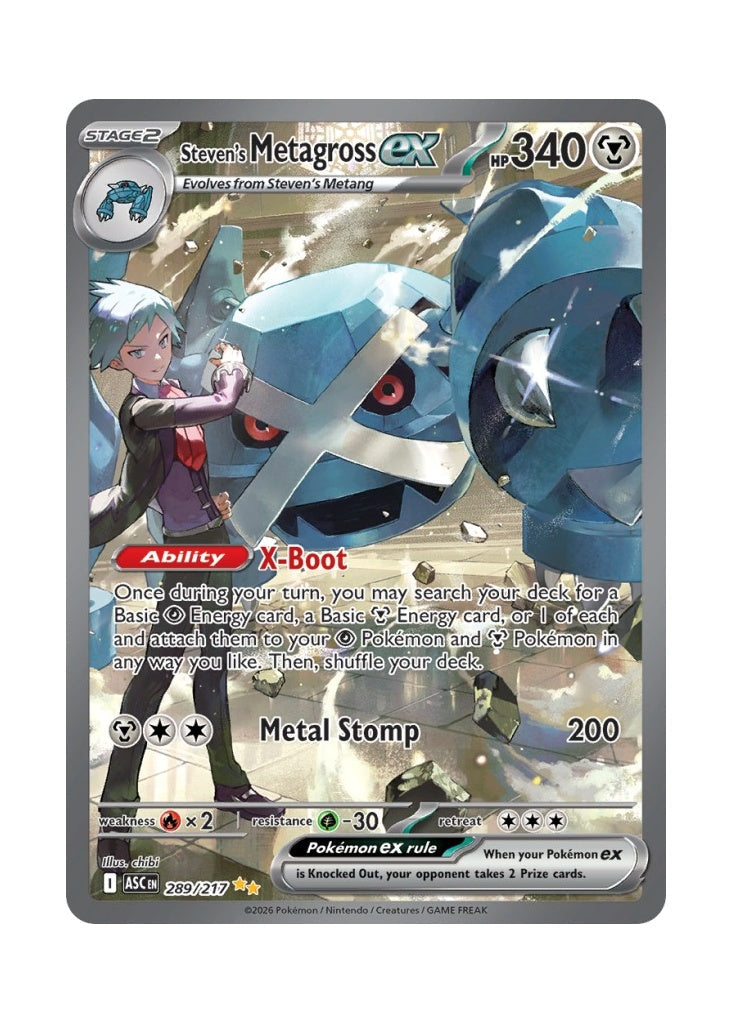 Steven’s Metagross ex – Ascended Heroes (289)