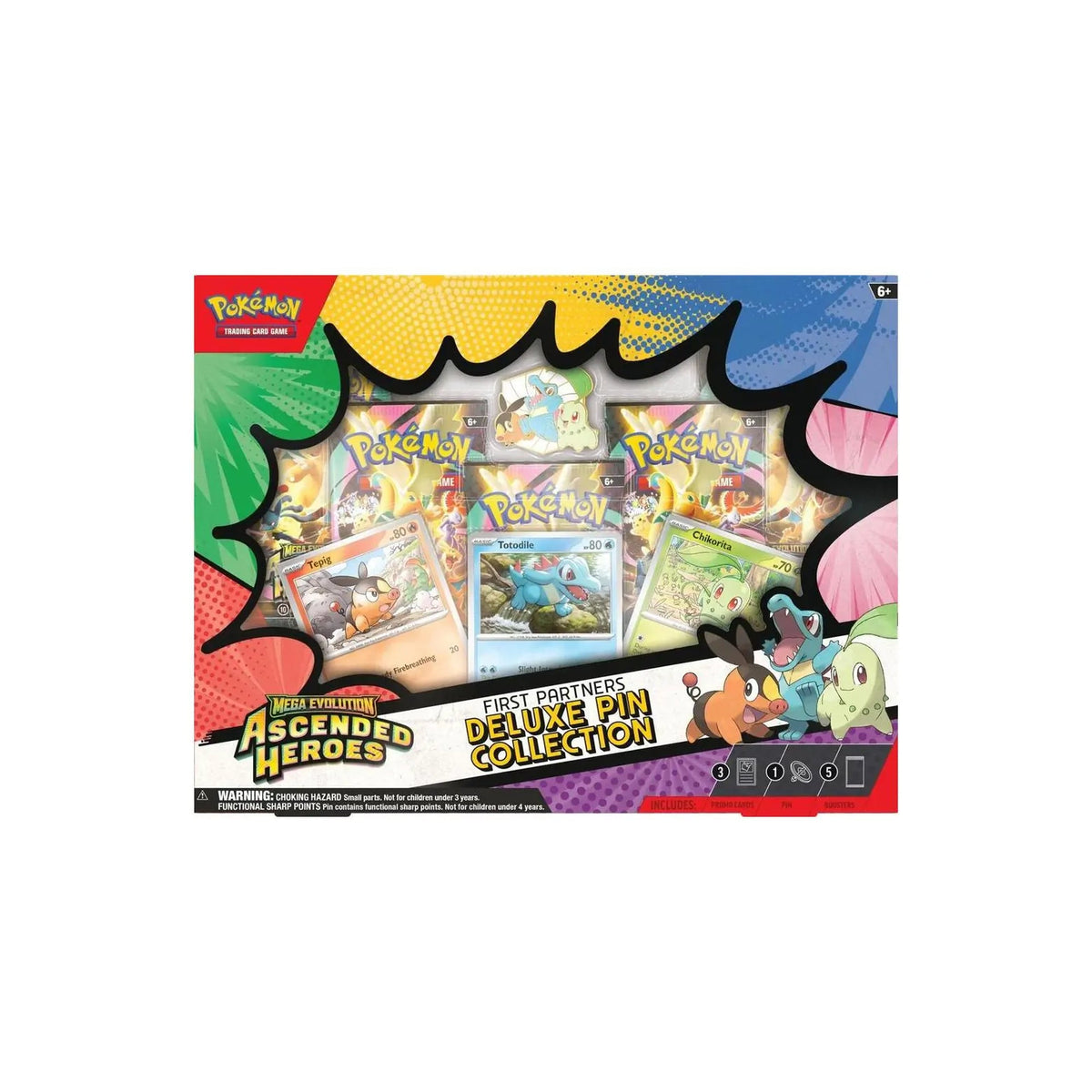 Ascended Heroes First Partners Deluxe Pin Collection (Sealed)