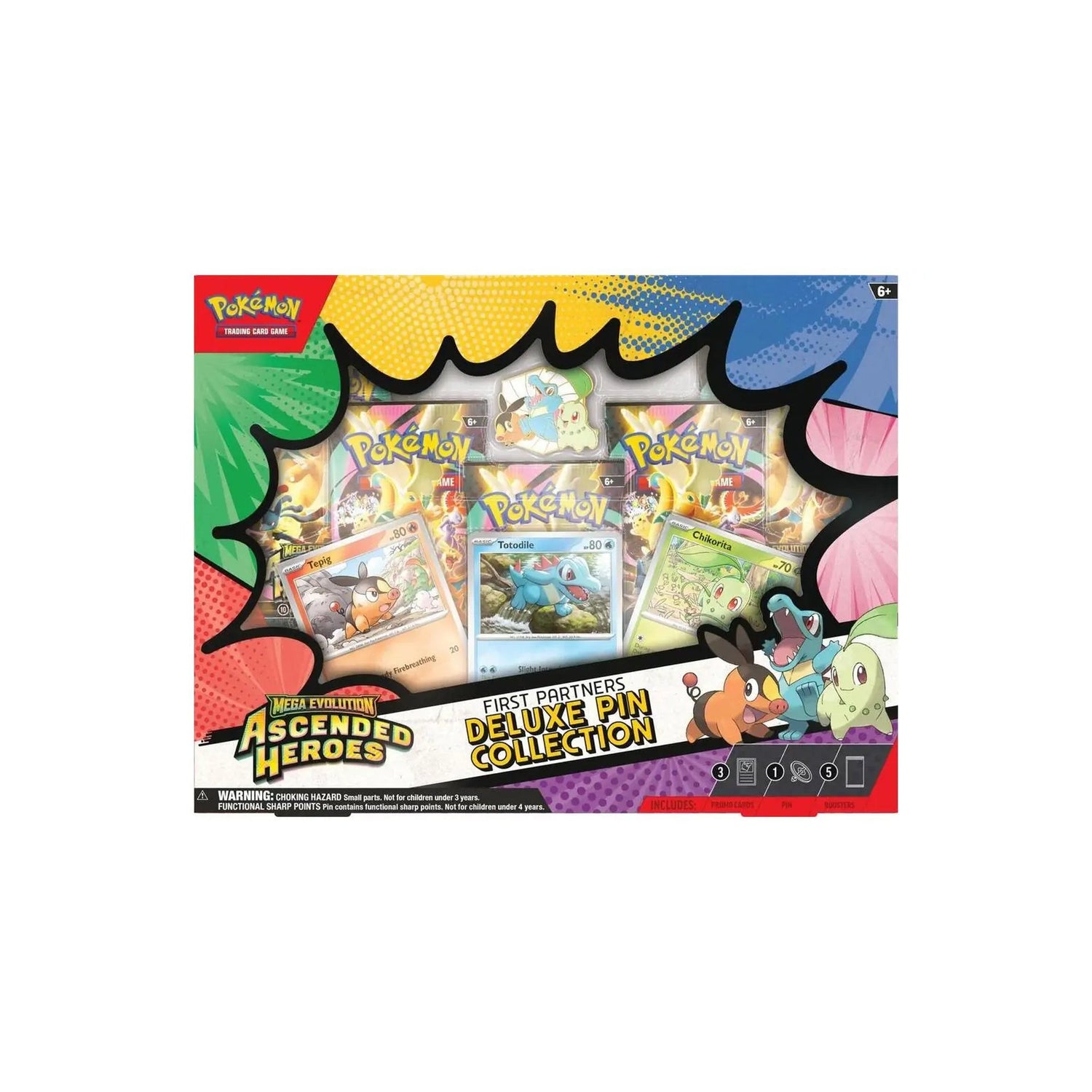 Ascended Heroes First Partners Deluxe Pin Collection (Sealed)