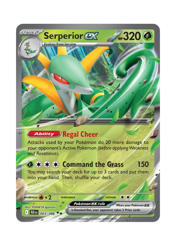 Serperior ex – Black Bolt (003)