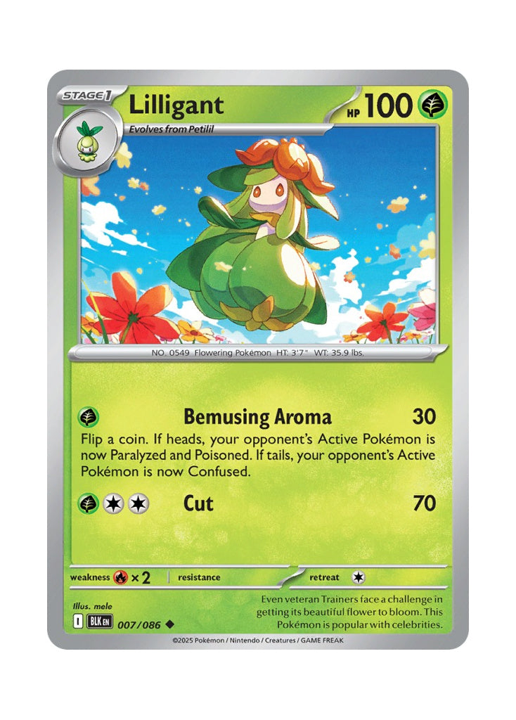 Lilligant – Black Bolt (007)