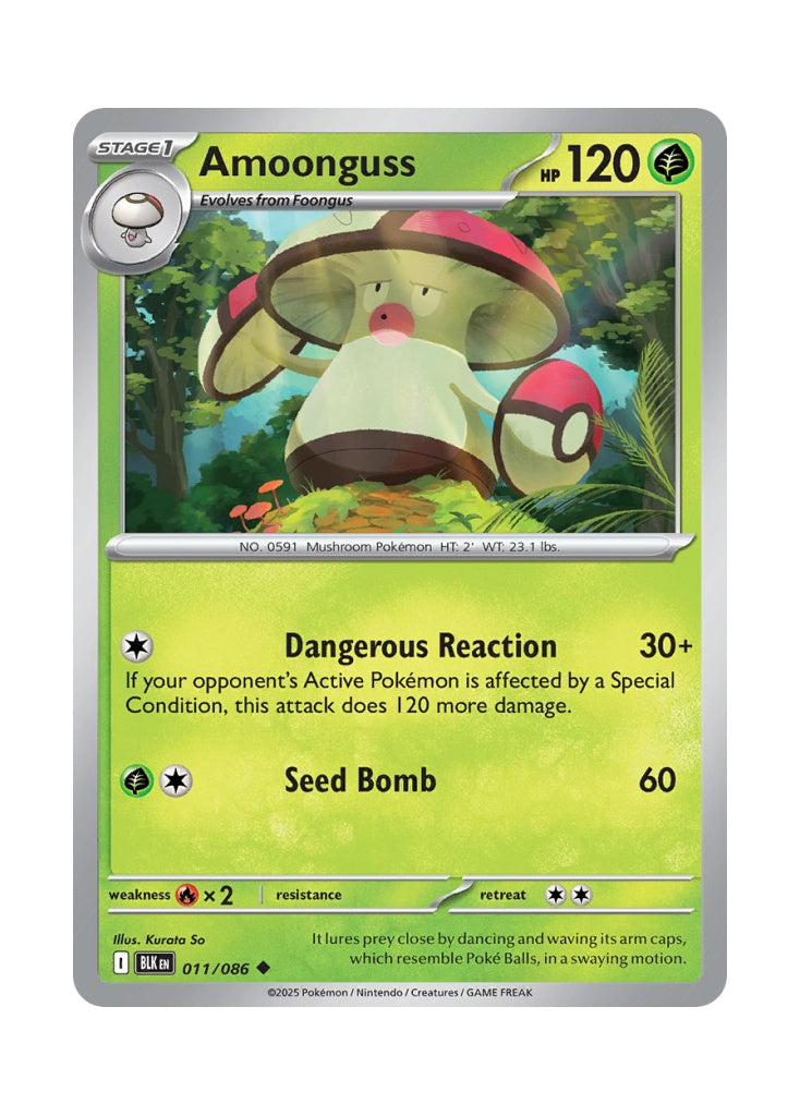 Amoonguss – Black Bolt (011)