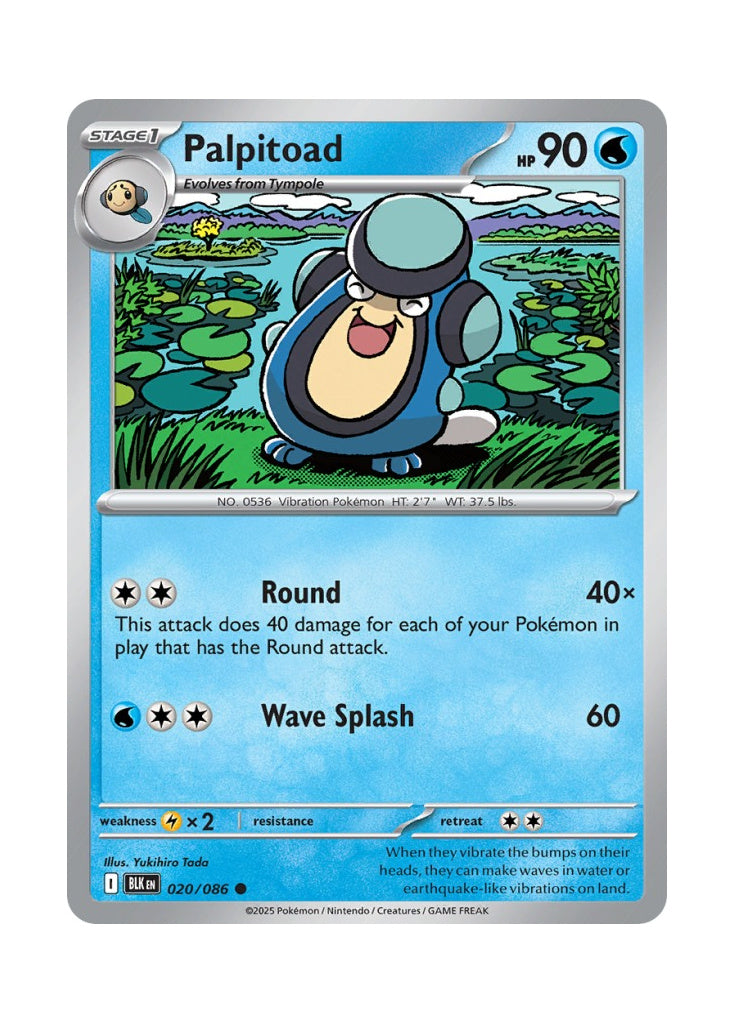 Palpitoad – Black Bolt (020)