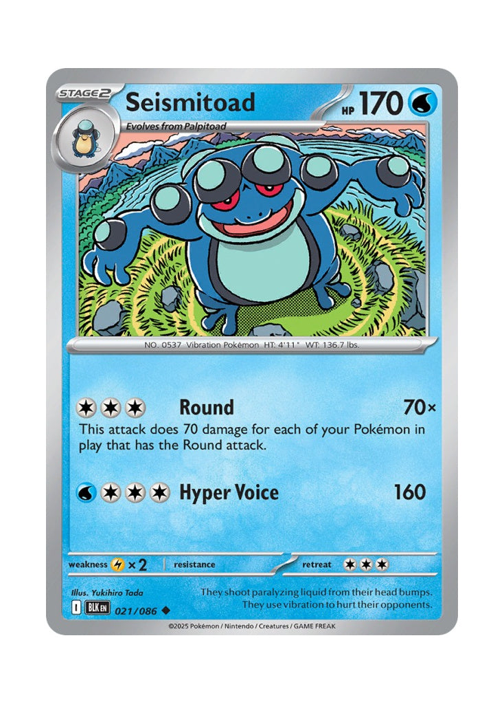 Seismitoad – Black Bolt (021)