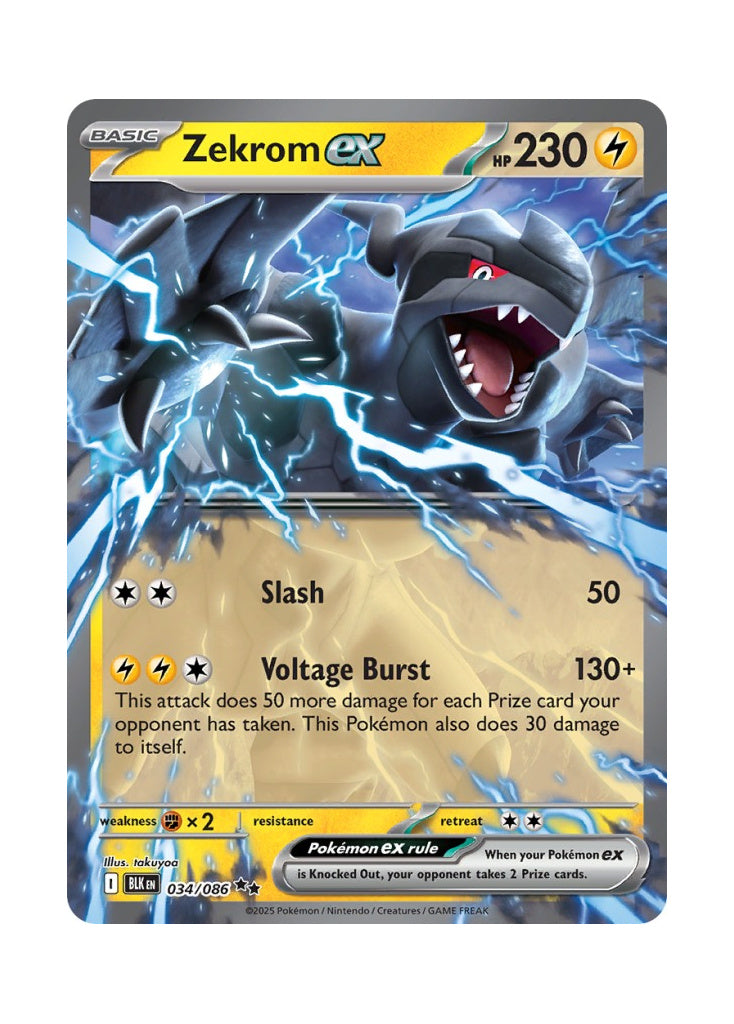 Zekrom ex – Black Bolt (034)