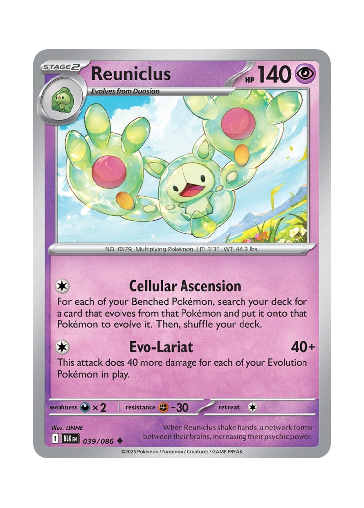 Reuniclus – Black Bolt (039)