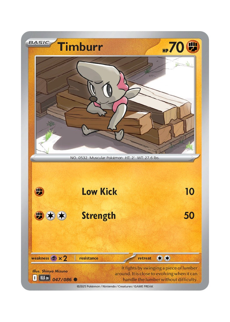 Timburr – Black Bolt (047)