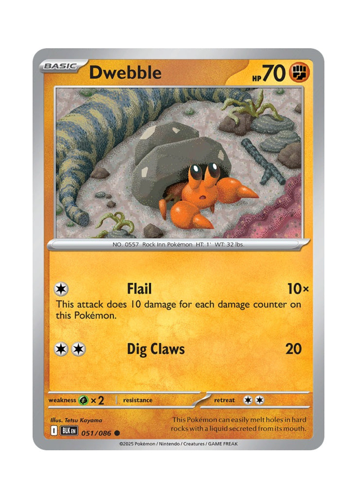 Dwebble – Black Bolt (051)