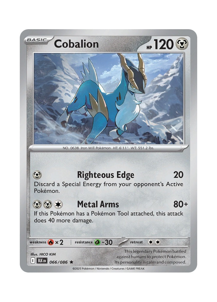 Cobalion – Black Bolt (066)