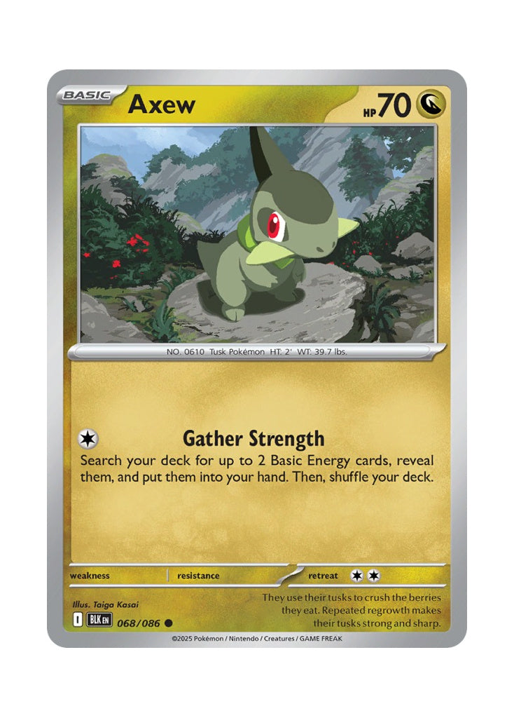 Axew – Black Bolt (068)