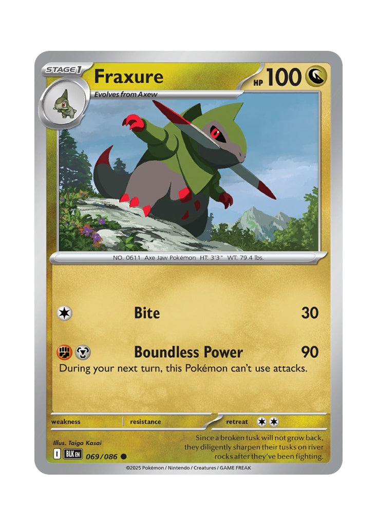 Fraxure – Black Bolt (069)